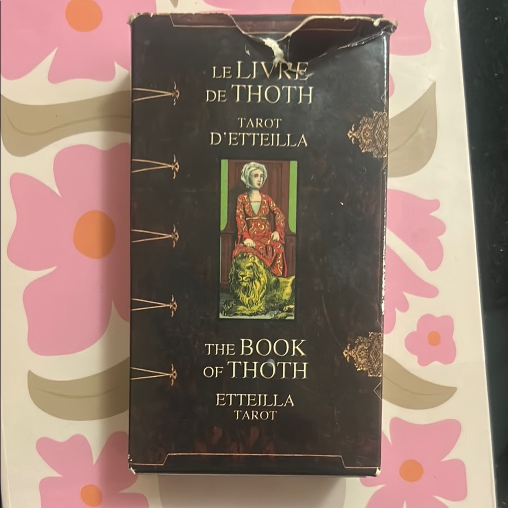 The Book of Thoth Etteilla Tarot Deck